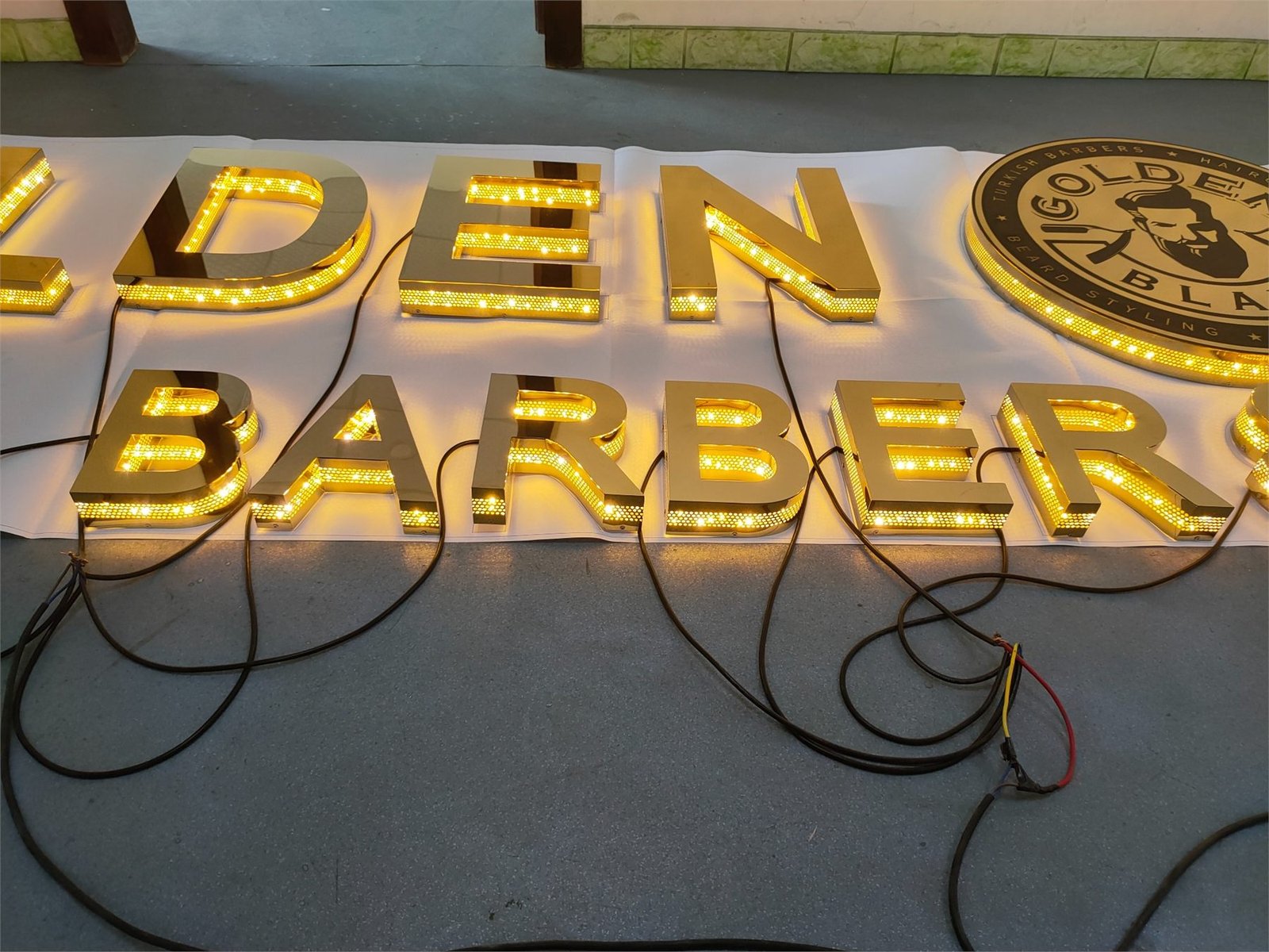 custom LED channel letters manufactured by RBS Custom Signage