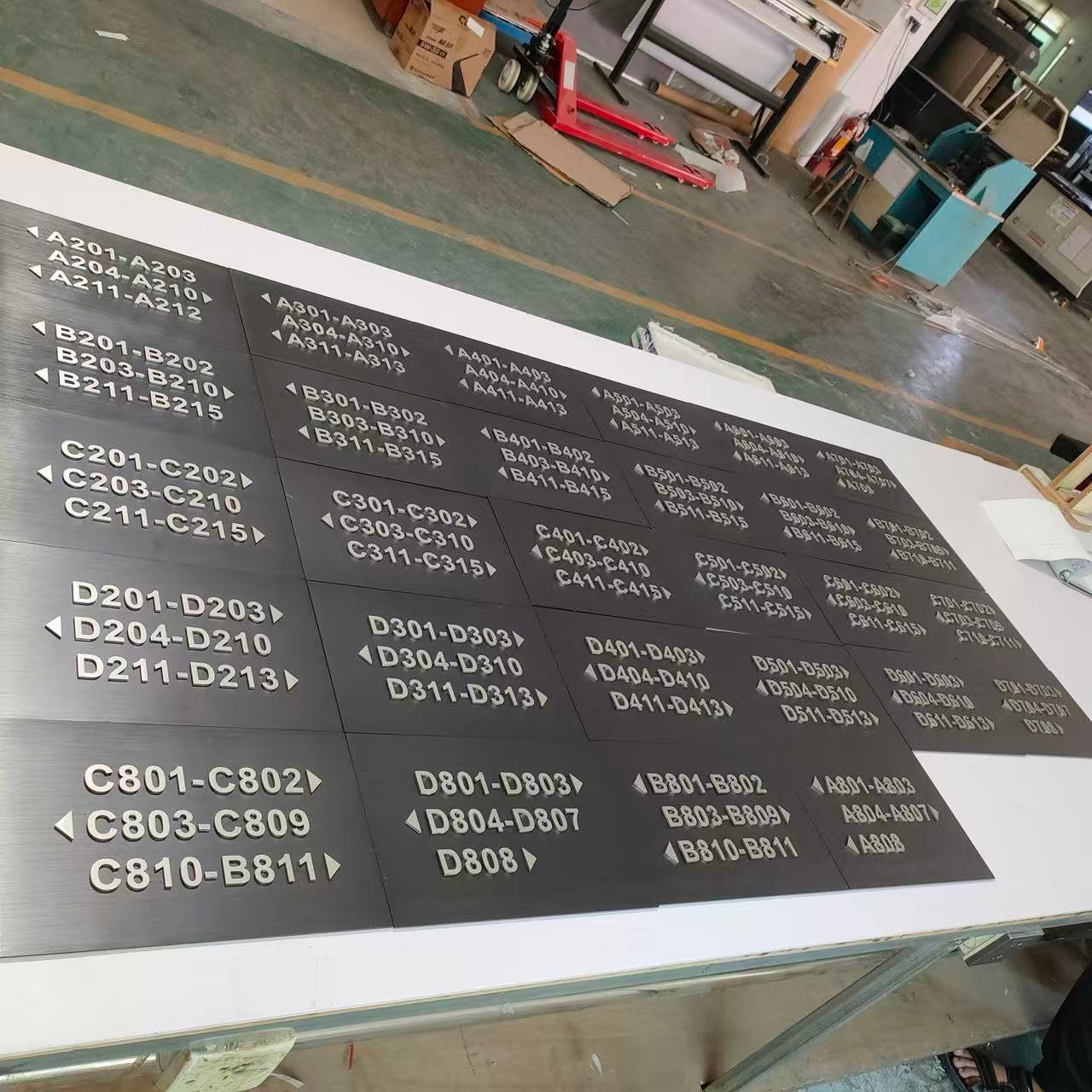custom wayfinding and architectural signage