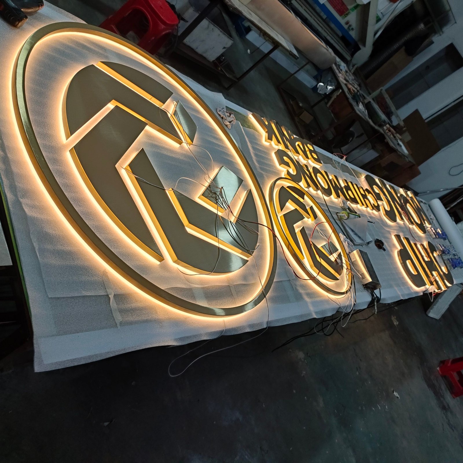 Custom Backlit LED Letters Sign